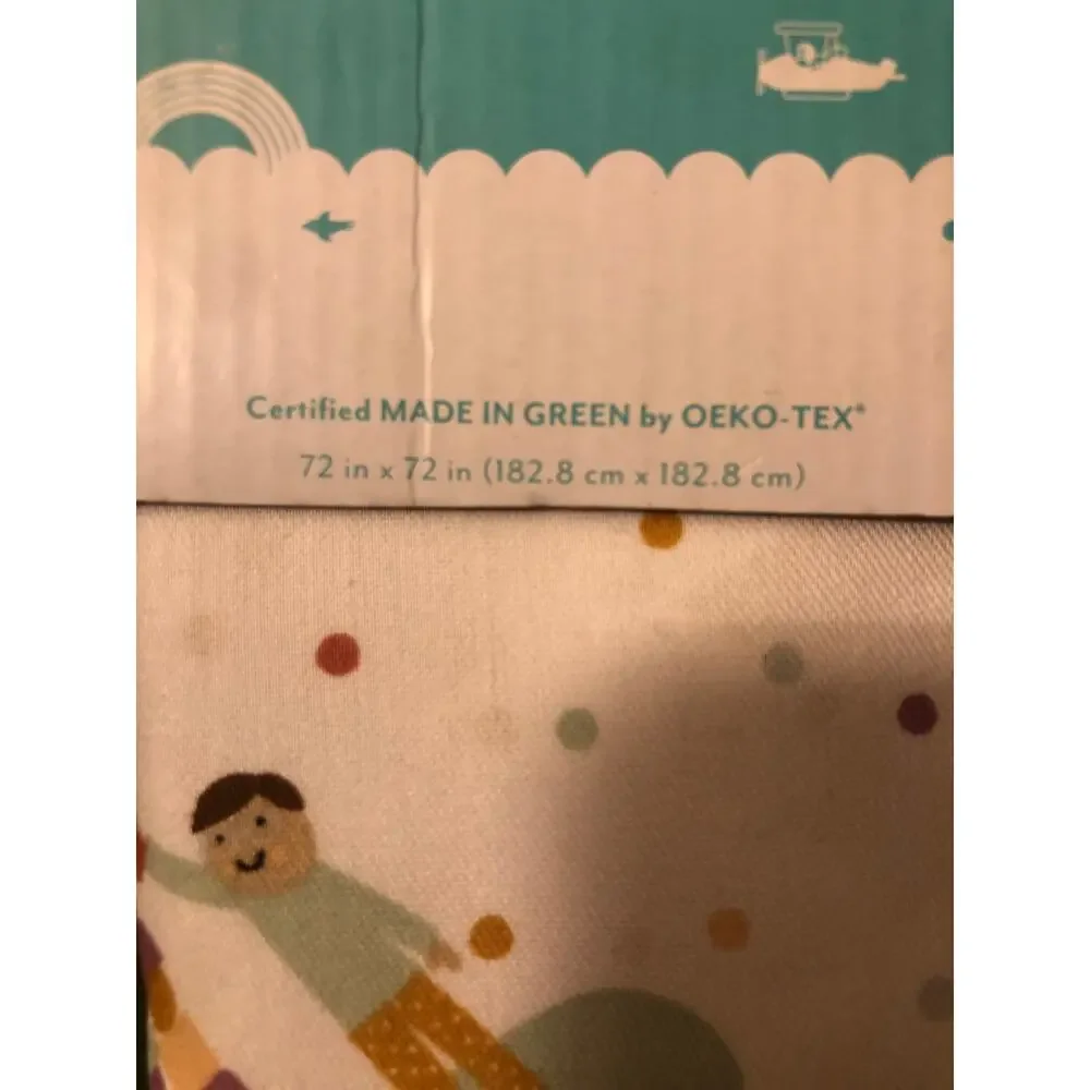 Pillowfort NWT Pals Design/Pattern Shower Curtain 72x72